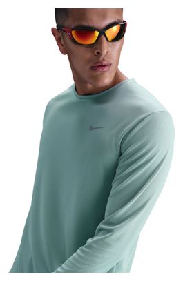 Maglia a maniche lunghe Nike Miler Uomo Verde