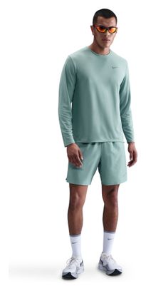 Maglia a maniche lunghe Nike Miler Uomo Verde