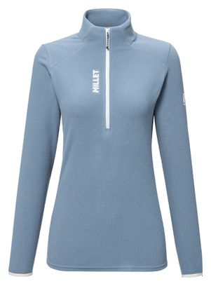 Polaire Millet Ubic Lightgrid 1/2 Zip Bleu Femme
