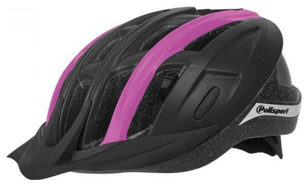 Casque POLISPORT Ride In rose/noir taille L