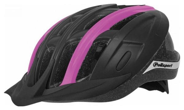 Casco Polisport Ride-In Bike L (58-62Cm) - Negro/Fucsia