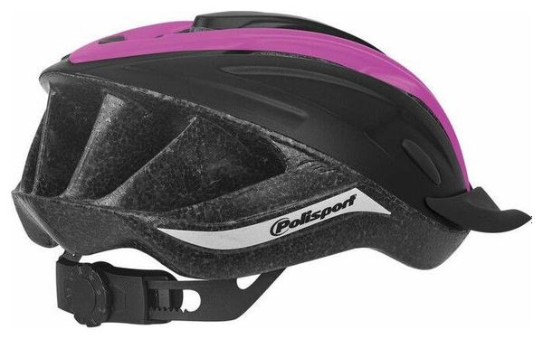 Casco Polisport Ride-In Bike L (58-62Cm) - Negro/Fucsia