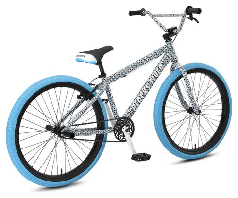 Wheelie Bike SE Bikes Blokken Flyer 26'' Blauw/Wit