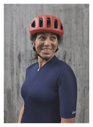 Poc Pristine Turmaline Women's Short Sleeve Jersey Navy