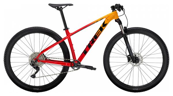 VTT Semi Rigide Trek Marlin 7 Shimano Deore 10V 27.5'' Rouge / Jaune 2023