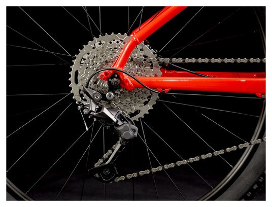 Trek Marlin 7 Bicicleta de montaña semirrígida Shimano Deore 10V 27.5'' Rojo / Amarillo 2023