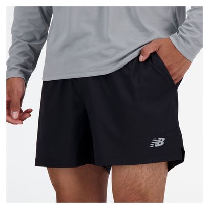 New Balance AC Lined 5inch Shorts Black Men's