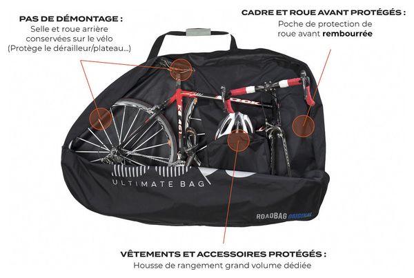 Housse de Transport pour Vélo de Route Buds Roadbag Original New 2024