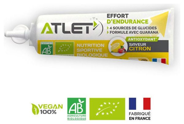 Gel  énergétique ATLET citron guarana