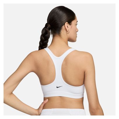 Nike Swoosh Light Support Bra White