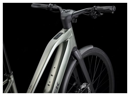 Vélo de Ville Électrique Trek FX+ 7 Mid-Step Shimano Cues 10V 360Wh 700mm Vert 2025 - Vélo d'Exposition
