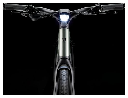 Vélo de Ville Électrique Trek FX+ 7 Mid-Step Shimano Cues 10V 360Wh 700mm Vert 2025 - Vélo d'Exposition