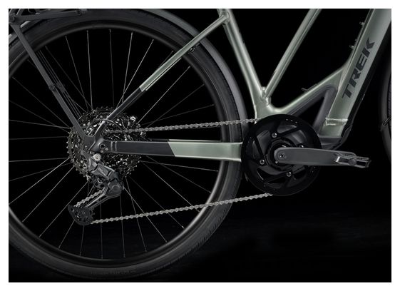 Vélo de Ville Électrique Trek FX+ 7 Mid-Step Shimano Cues 10V 360Wh 700mm Vert 2025 - Vélo d'Exposition