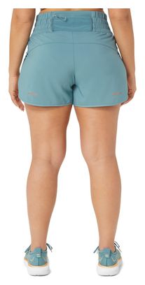 Asics Nagino Run 4in Shorts Blau Damen