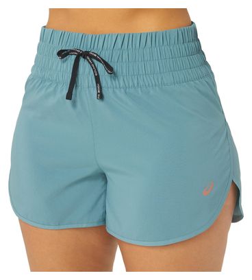 Asics Nagino Run 4in Shorts Blau Damen