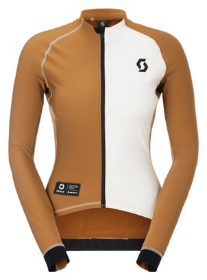 Scott RC Pro Warm Remix Damestrui Lange Mouw Bruin/Wit