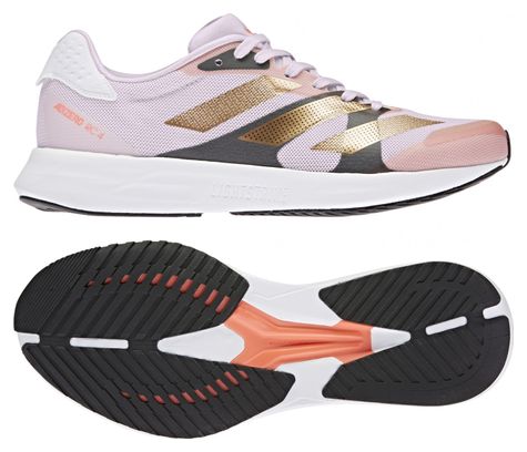 Adidas adizero RC 4 Pink Women's Running Shoes
