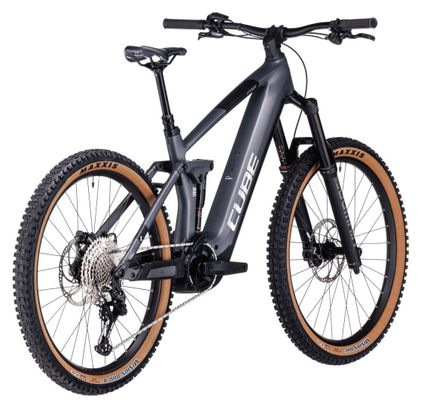 Cube Stereo Hybrid 160 HPC Race 625 27.5 Electric Full Suspension MTB Shimano Deore 12S 625 Wh 27.5'' Grey Metal 2023
