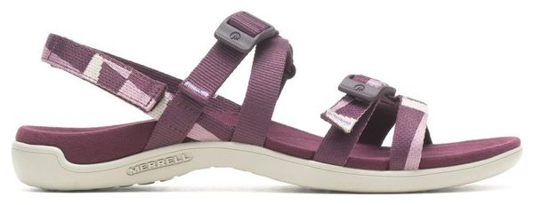 Sandales de Randonnée Femme Merrell District 3 Backstrap Web Violet