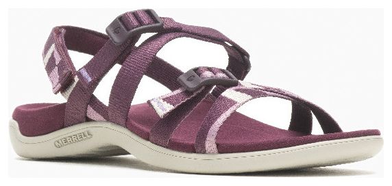 Sandales de Randonnée Femme Merrell District 3 Backstrap Web Violet