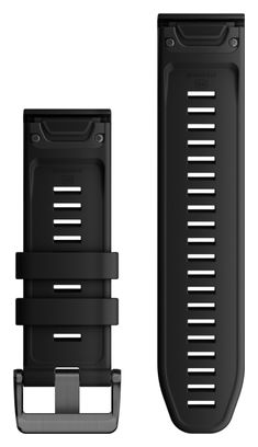 Garmin QuickFit 26 mm Silicone Polsband Zwart