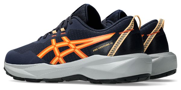 Chaussures Trail Asics Pre Venture 11 GS Bleu/Orange Enfant