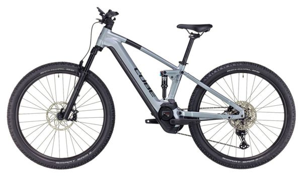 Cube Stereo Hybrid 120 Race 750 Electric Full Suspension MTB Shimano Deore XT 12S 750 Wh 29'' Polar Silver 2024