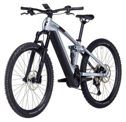 Cube Stereo Hybrid 120 Race 750 Electric Full Suspension MTB Shimano Deore XT 12S 750 Wh 29'' Polar Silver 2024