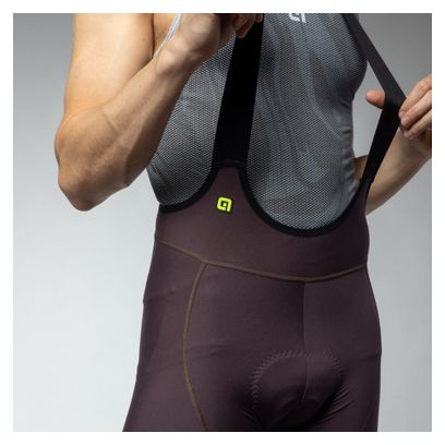 Culotte con tirantes Alé Magic Colour Marrón