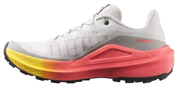 Chaussures Trail Salomon Genesis 2 Gris/Rose/Jaune Femme