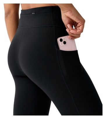 Mallas largas térmicas Brooks Momentum negras para mujer