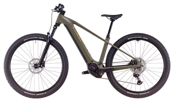 Cube Reaction Hybrid Pro 800 Electric Hardtail MTB Shimano Deore/Deore XT 12S 800 Wh 27.5'' Dusty Olive Green 2025
