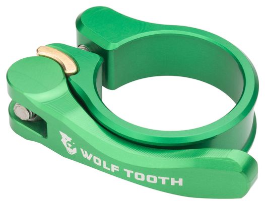 Collier de Selle à Serrage Rapide Wolf Tooth Seatpost Clamp Quick Release Vert