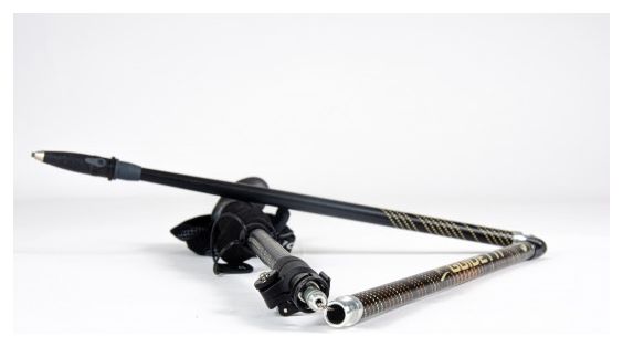 Bâton Grande Randonnée Pliable - FLASHLOCK CARBONE/ALU MK2 AMBRE