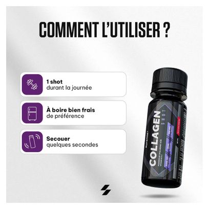Collagen Shot (60ml) - Superset Nutrition - Fraise Des Bois -  Collagène