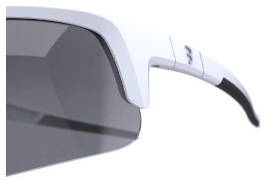 BBB Comet Smoke Flash Occhiali Unisex Bianco