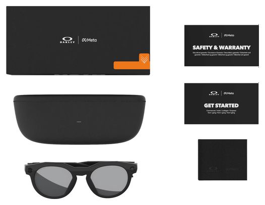 Lunettes IA Oakley Meta HSTN - Black / Prizm Black Polarized / Ref : OW8002-0351