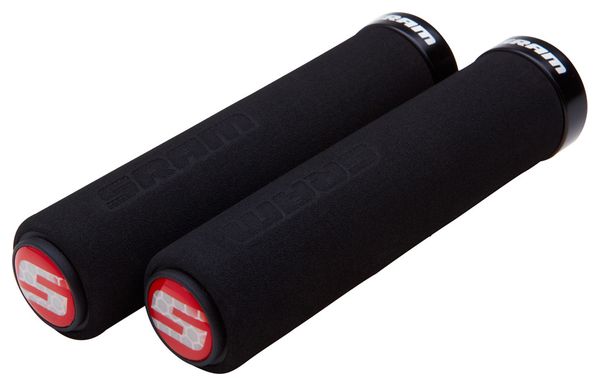 SRAM Coppia di Lock-On Grips Nero Schiuma