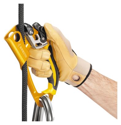 Petzl Ascension Pinza Derecha Amarillo