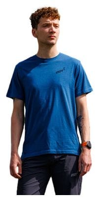 Camiseta de manga corta Inov-8 Graphic Forged Azul