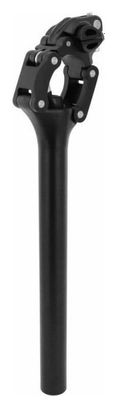 Tige De Selle VTT/Vélo Alu Noir Mat, Diamètre 27,2 Mm, Longueur 350 Mm