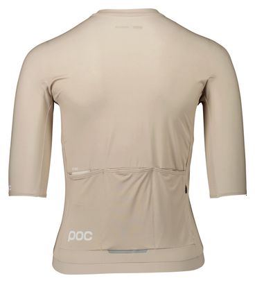 Poc Pristine Sandstone Beige Women's Short Sleeve Jersey