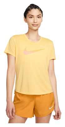 Nike Dri-Fit Swoosh Women's Short Sleeve Jersey Yellow