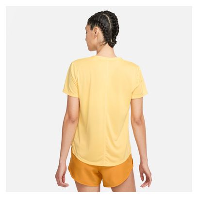 Nike Dri-Fit Swoosh Women's Short Sleeve Jersey Yellow