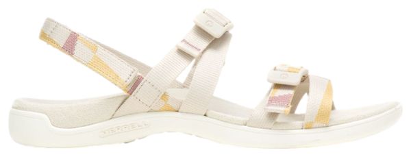 Merrell District 3 Backstrap Web Sandalias de senderismo para mujer Blanco