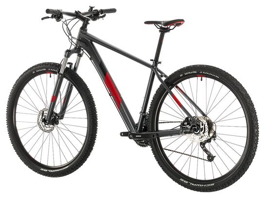 MTB semirrígido Cube Aim SL Shimano Deore 9s 29 '' Negro / Rojo 2020