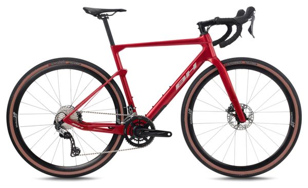 Bicicleta de gravilla BH Gravel X Carbon 3.5 Shimano GRX 2x11V 700 mm Roja 2024