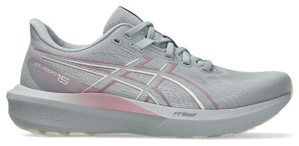 Asics GT-1000 15 Running Shoes for Women, Gray/Pink