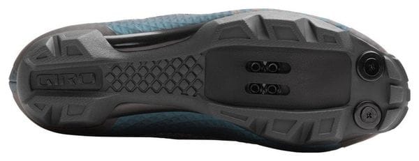 Producto renovado - Zapatillas MTB Giro Sector Blue Harbor Anodizadas