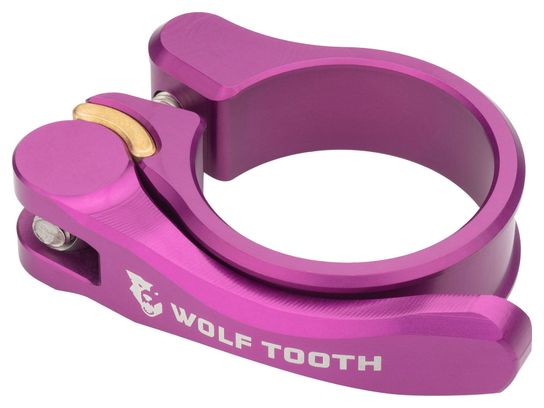 Wolf Tooth Seatpost Clamp Quick Release Purple